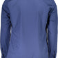 Blue Cotton Men Shirt