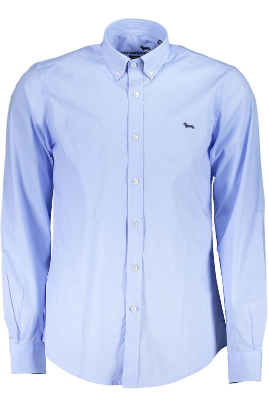 Light Blue Cotton Men Shirt
