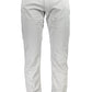 Gray Cotton Men Trousers