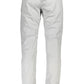 Gray Cotton Men Trousers