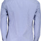 Blue Cotton Men Shirt
