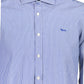 Blue Cotton Men Shirt