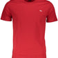 Red Cotton Men T-Shirt