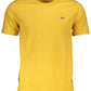 Yellow Cotton Men T-Shirt