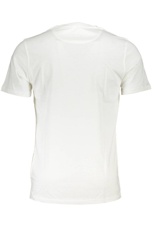 White Cotton Men T-Shirt