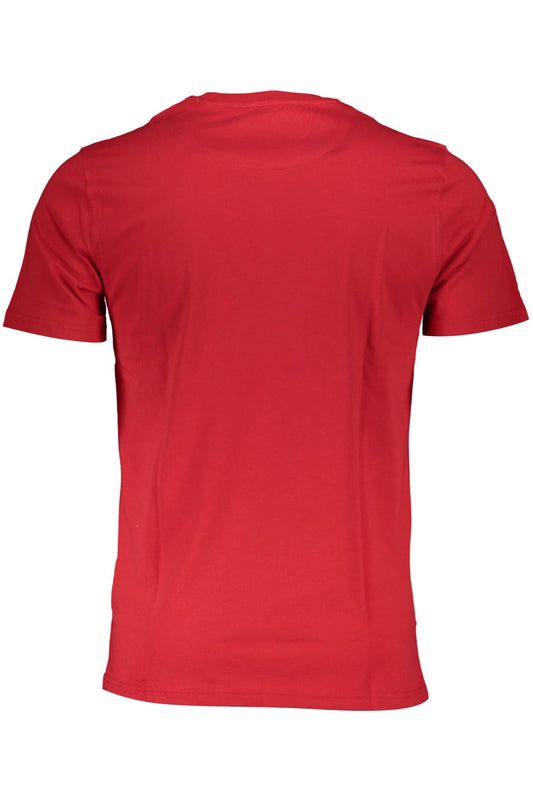 Red Cotton Men T-Shirt