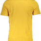 Yellow Cotton Men T-Shirt