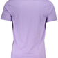 Purple Cotton Men T-Shirt