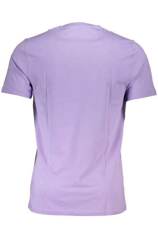 Purple Cotton Men T-Shirt