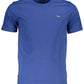Blue Cotton Men T-Shirt