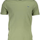 Green Cotton Men T-Shirt