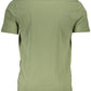 Green Cotton Men T-Shirt