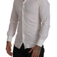 Elegant Slim Fit Dress Shirt - White