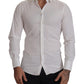 Elegant Slim Fit Dress Shirt - White