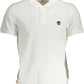White Cotton Men Polo Shirt