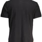 Black Cotton Men Polo Shirt