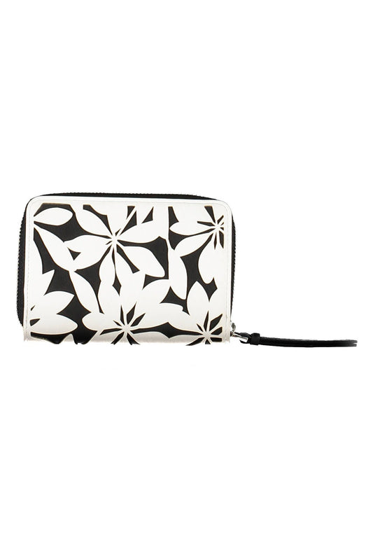 White Polyurethane Women Wallet