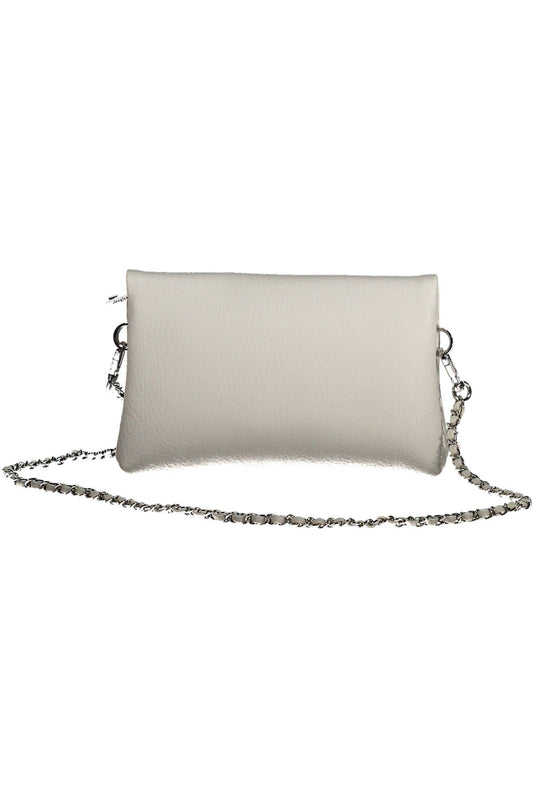 White Polyurethane Women Handbag