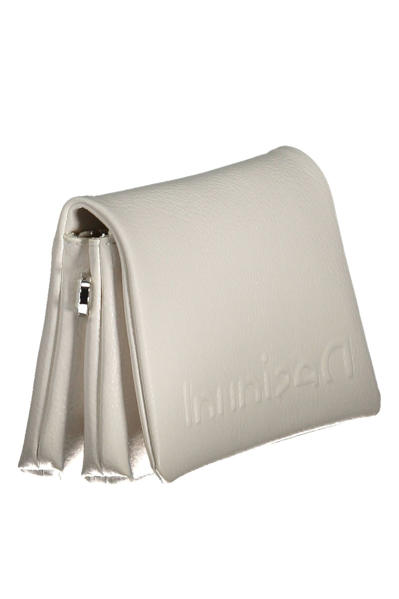White Polyurethane Women Handbag