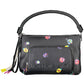 Black Polyurethane Women Handbag