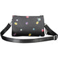 Black Polyurethane Women Handbag