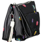 Black Polyurethane Women Handbag