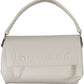 White Polyurethane Women Handbag