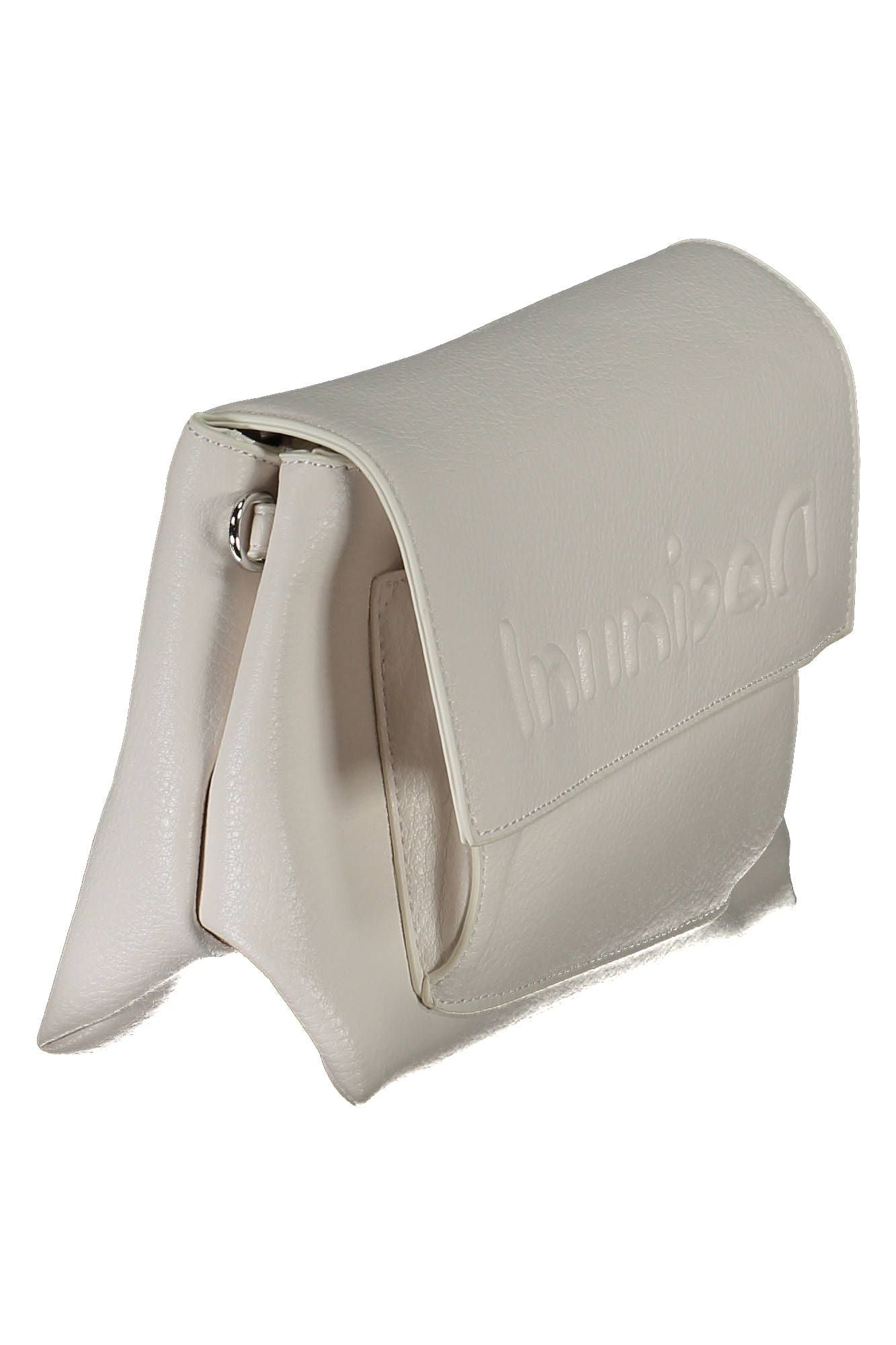 White Polyurethane Women Handbag