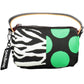 Black Polyester Women Handbag