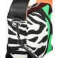 Black Polyester Women Handbag
