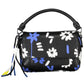 Black Polyethylene Women Handbag