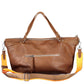 Brown Polyethylene Women Handbag