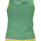 Vibrant Green Contrasting Tank Top