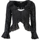 Black Cotton Women Shirt