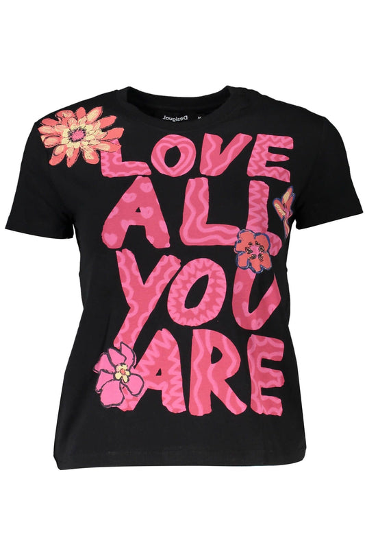 "Black Cotton Women's Top"