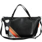 Black Polyethylene Women Handbag