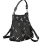 Black Polyethylene Women Handbag