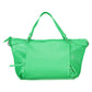 Green Polyurethane Women Handbag