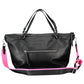 Black Polyurethane Women Handbag