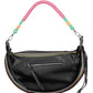 Black Polyethylene Women Handbag