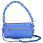 Blue Polyethylene Women Handbag