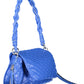 Blue Polyethylene Women Handbag