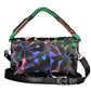 Black Polyurethane Women Handbag