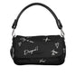 Black Polyurethane Women Handbag