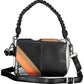 Black Polyurethane Women Handbag