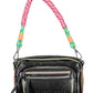 Black Polyethylene Women Handbag