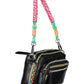 Black Polyethylene Women Handbag