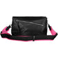 Black Polyurethane Women Handbag