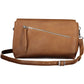 Brown Polyurethane Women Handbag