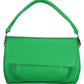 Green Polyurethane Women Handbag